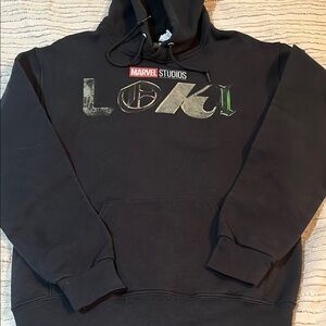 Marvel Loki Black Hoodie, sz S